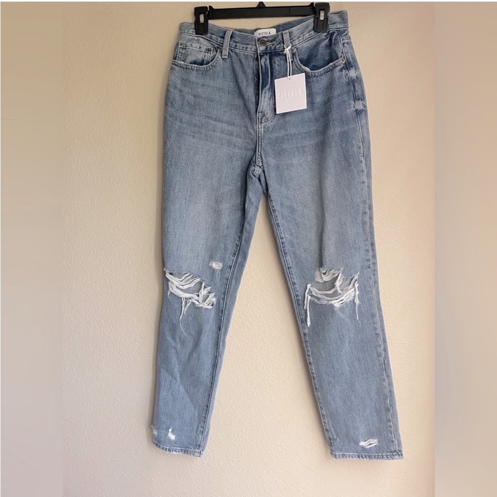 Pistola Presley High Rise Relaxed Roller Los Felix Wash Jeans NWT